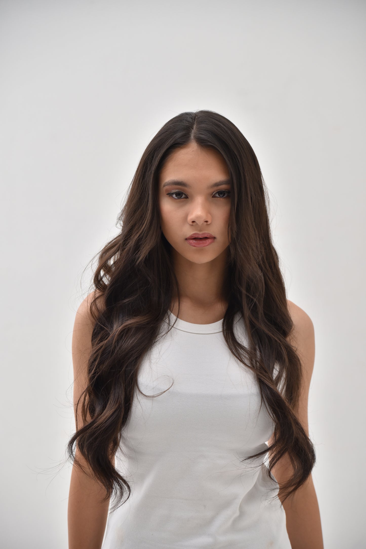 Density luxe Hair-Clip Extensions - #2 Chestnut Dark Brown