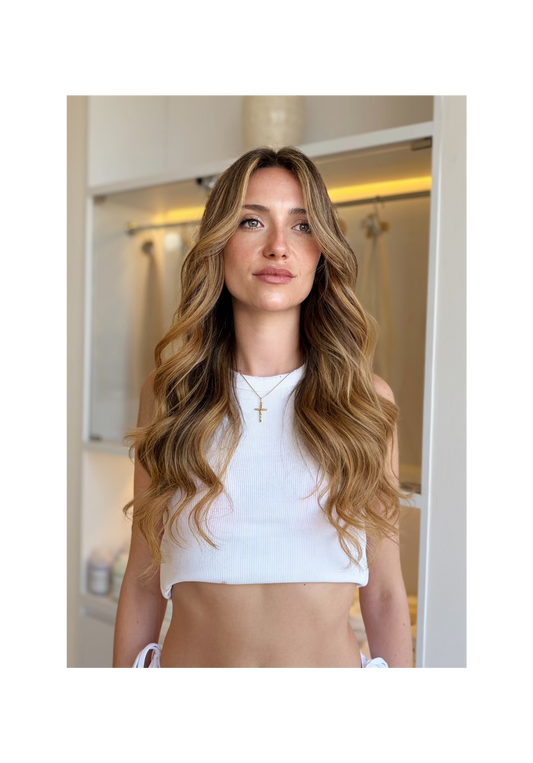 Keratin Bond Extensions - # 12 Golden Brown