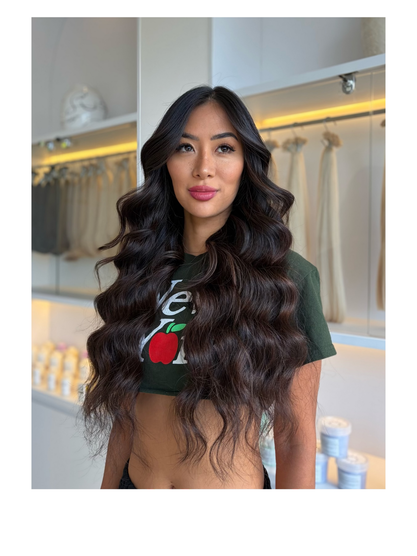 Keratin bond  Extensions - #1b Dark Chocolate