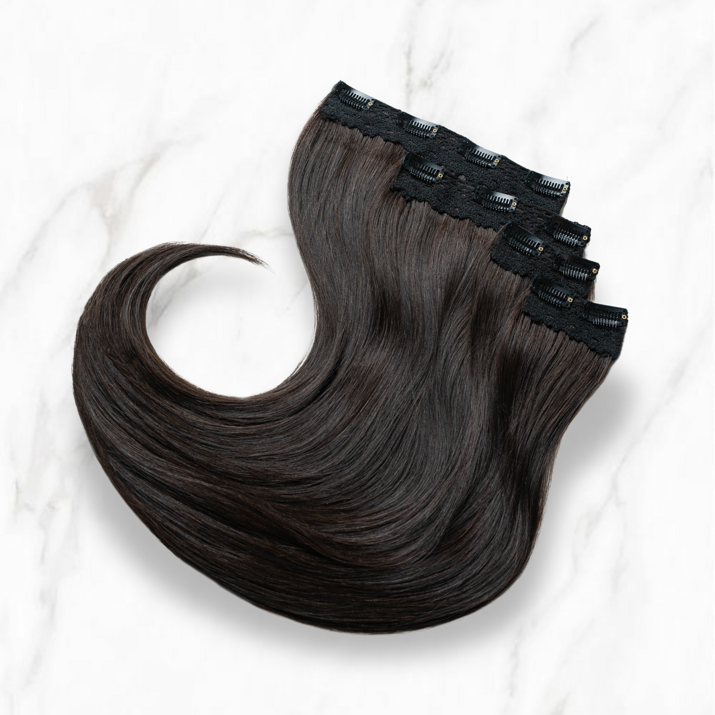 Featherlight Hair clip extension - #1 Jet Black