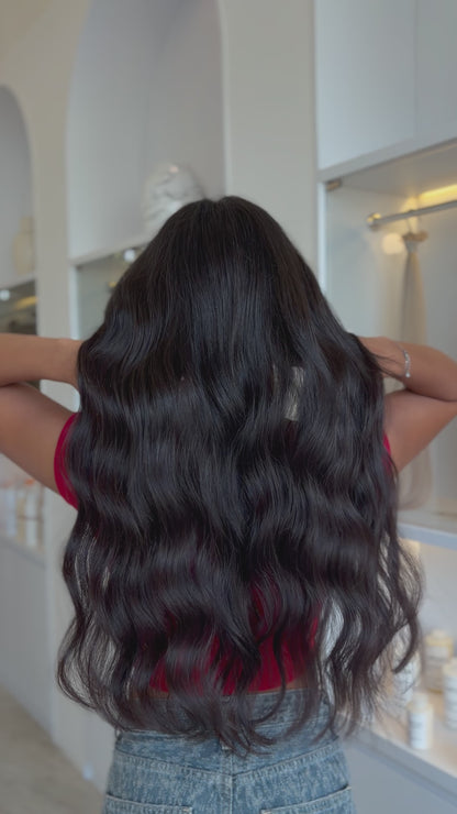 Tape-In Extensions - #1b Dark Chocolate