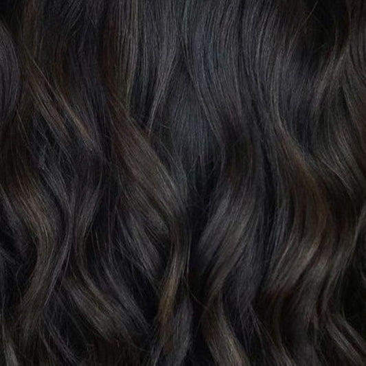 Density luxe Hair-Clip Extensions - #1b Dark Chocolate